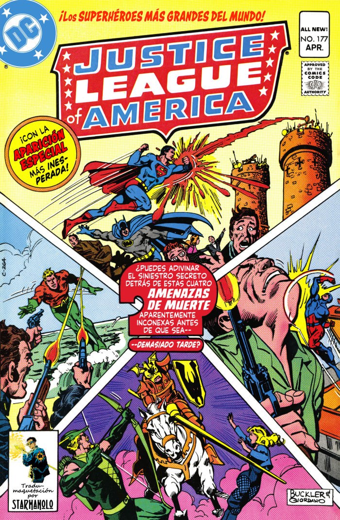 Portada ampliada de JLA 177