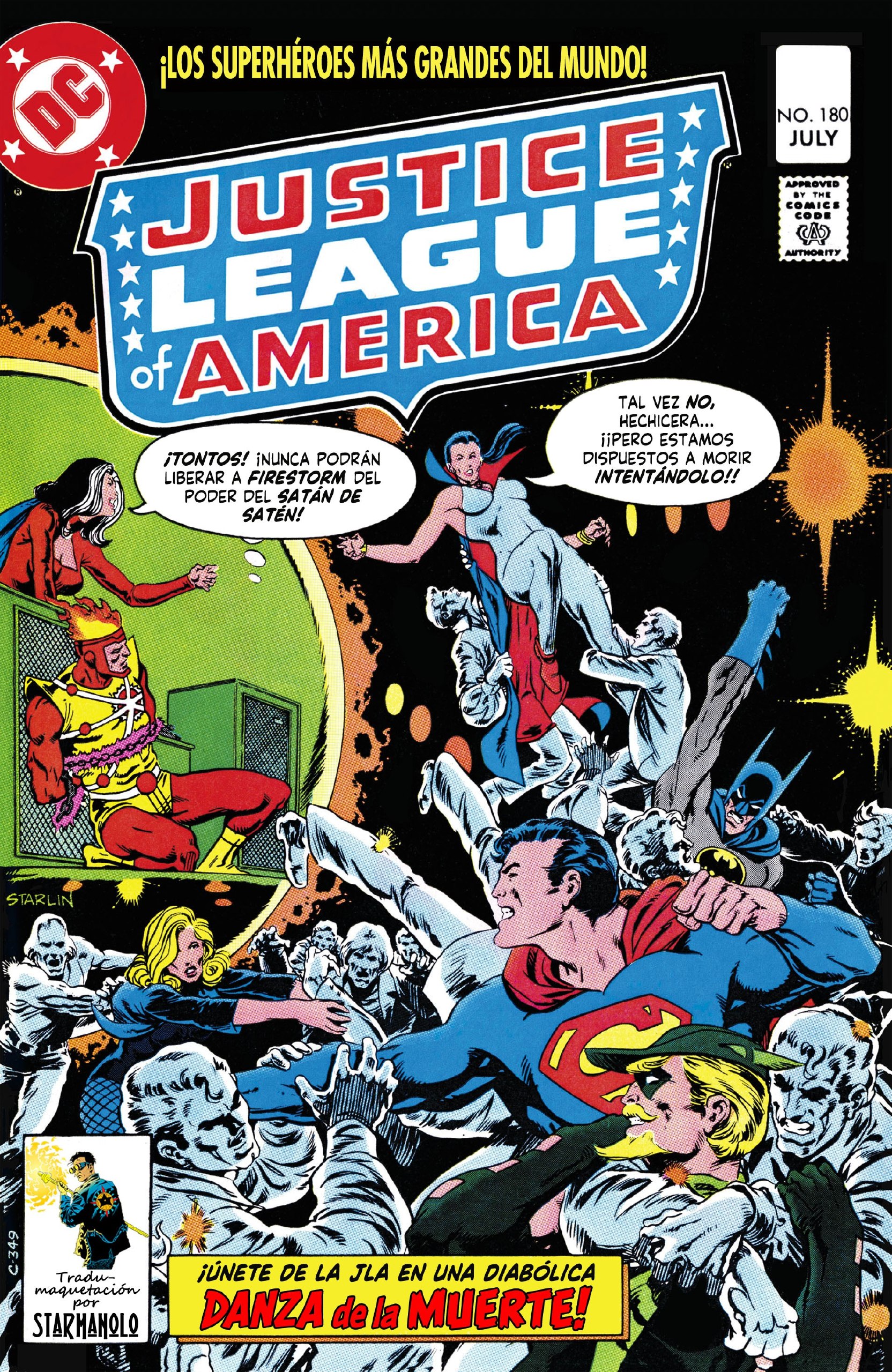 Portada ampliada de Justice League of America
