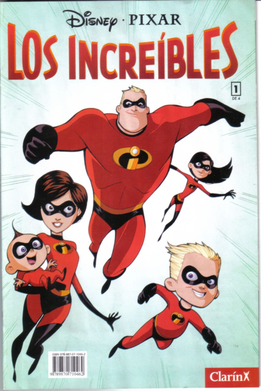 Portada ampliada de LOS INCREÍBLES