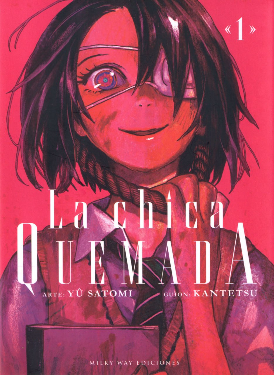 Portada ampliada de La chica QUEMADA