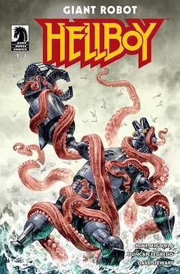 Portada ampliada de GIANT ROBOT HELLBOY
