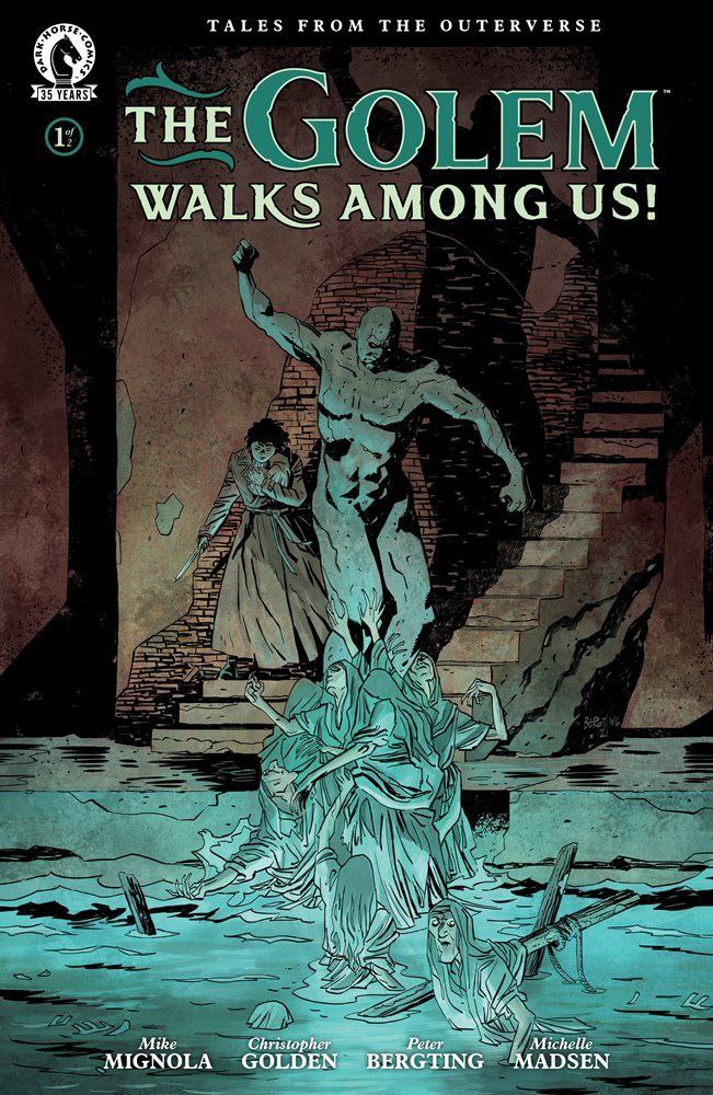 Portada ampliada de THE GOLEM WALKS AMONG US!
