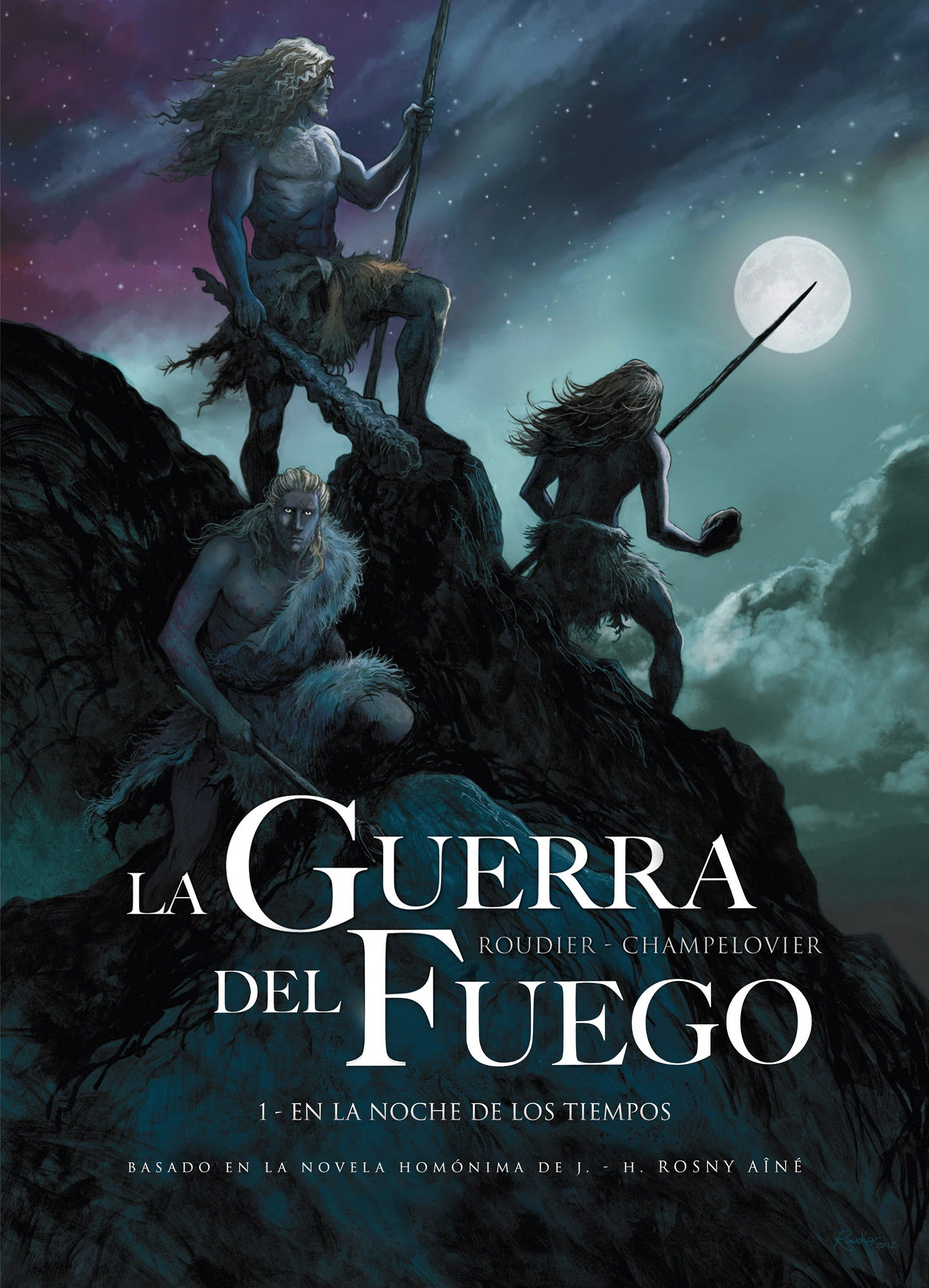 Portada ampliada de LA GUERRA DEL FUEGO
