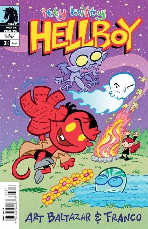 Portada ampliada de Itty Bitty Hellboy