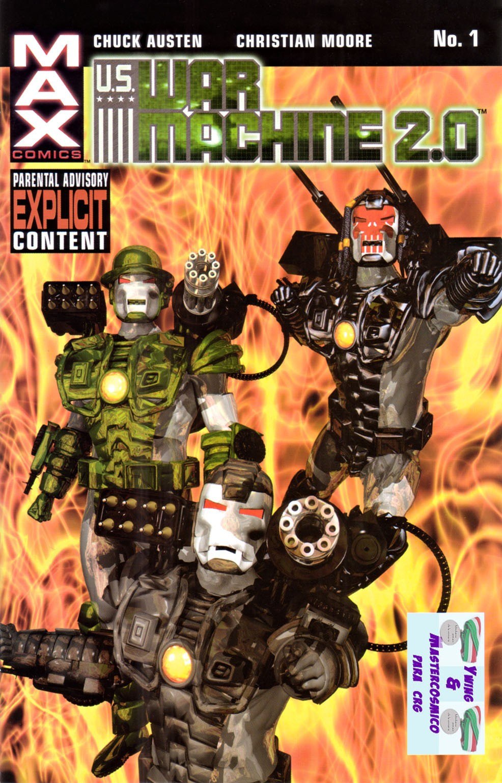 Portada ampliada de U.S. War Machine 2.