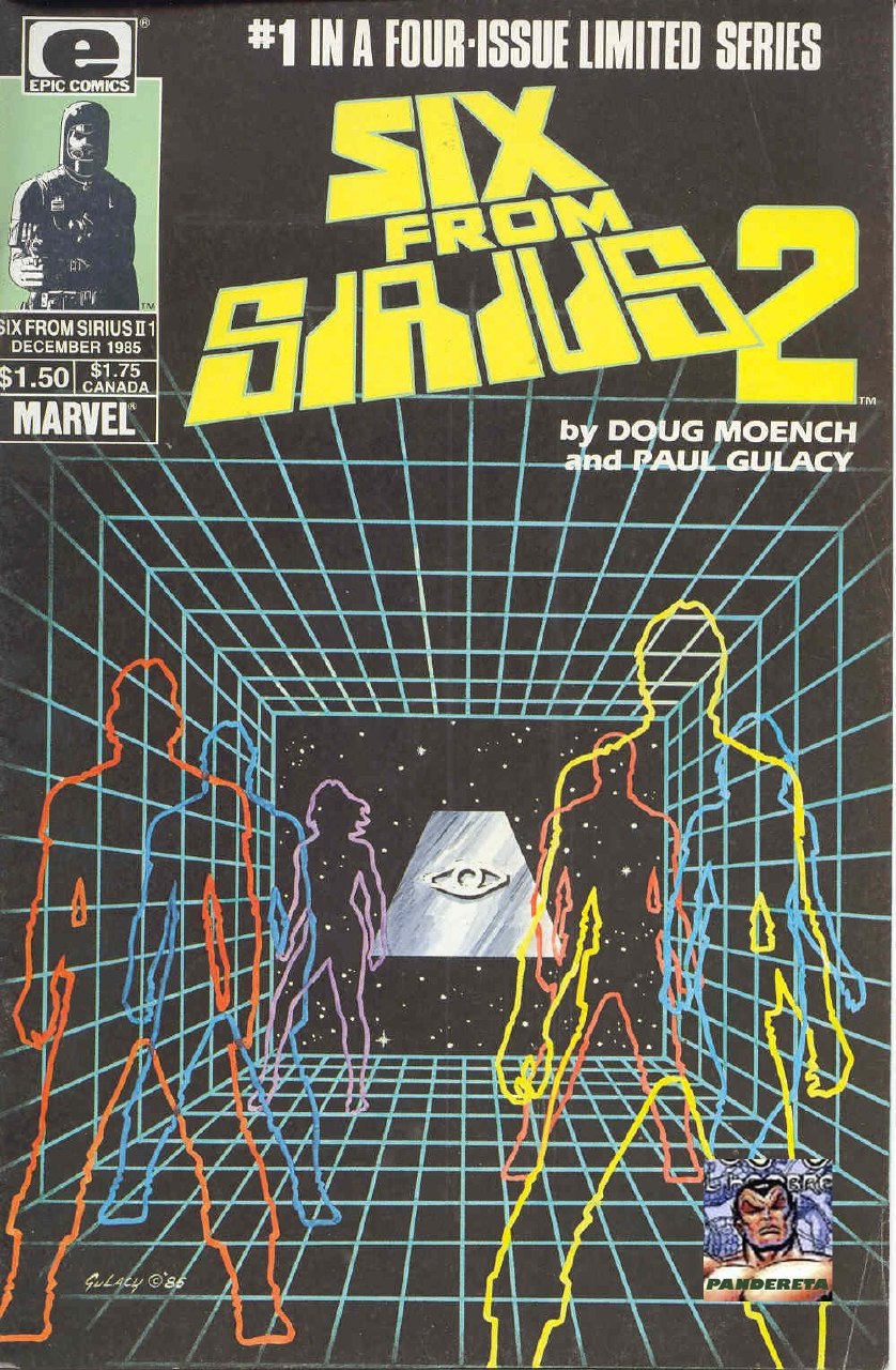 Portada ampliada de Six from Sirius