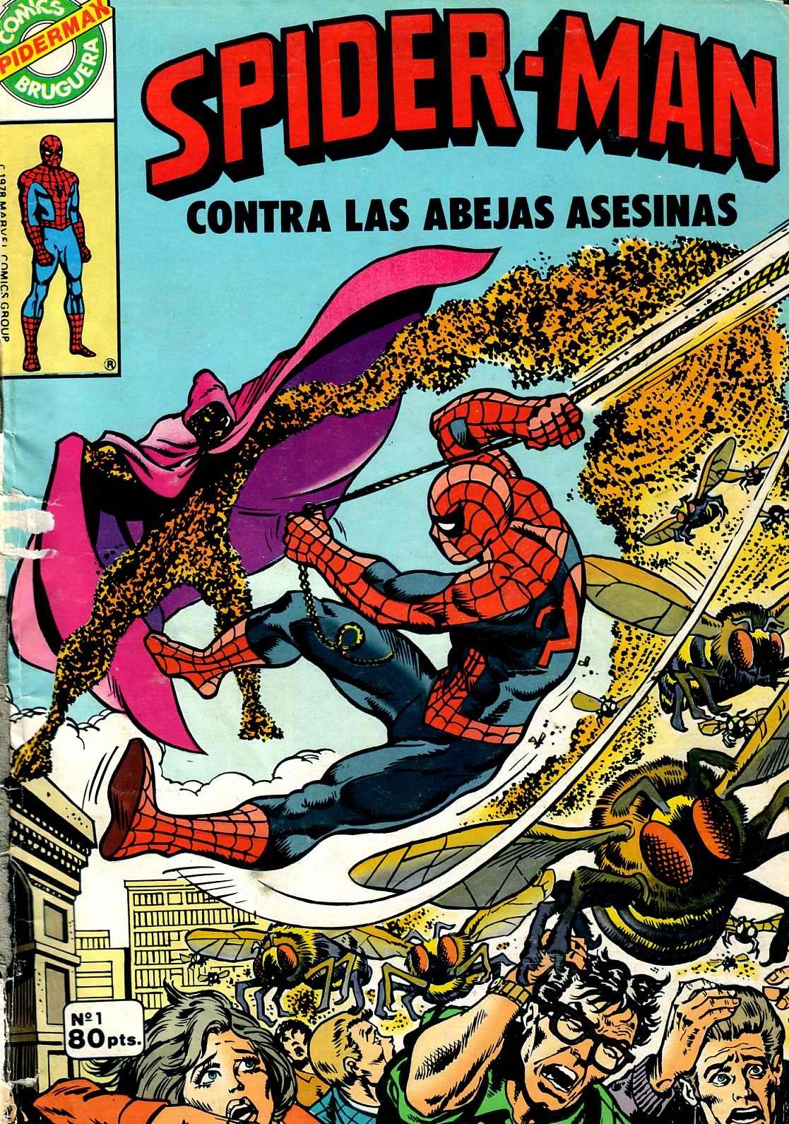 Portada ampliada de SPIDER-MAN CONTRA LAS ABEJAS ASESINAS