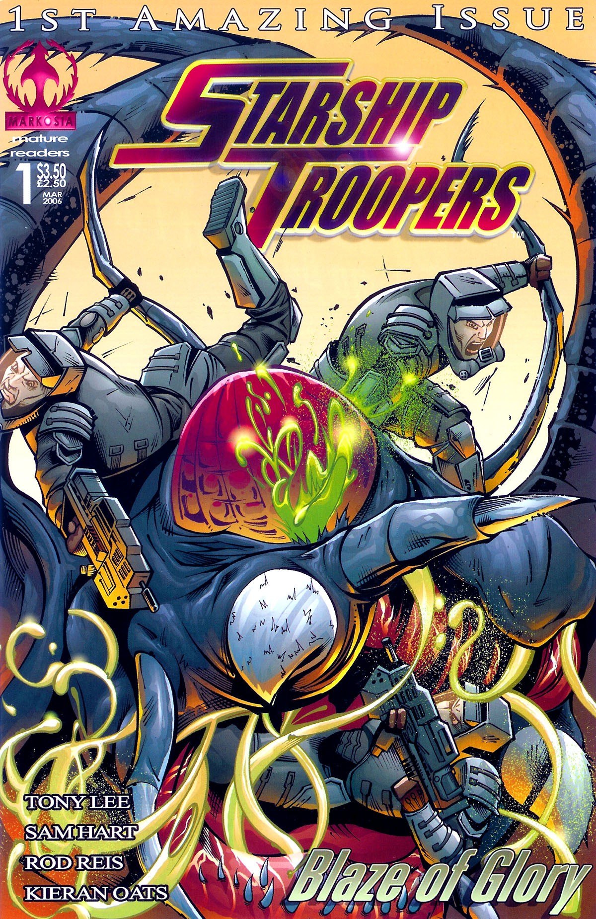 Portada ampliada de Starship Troopers