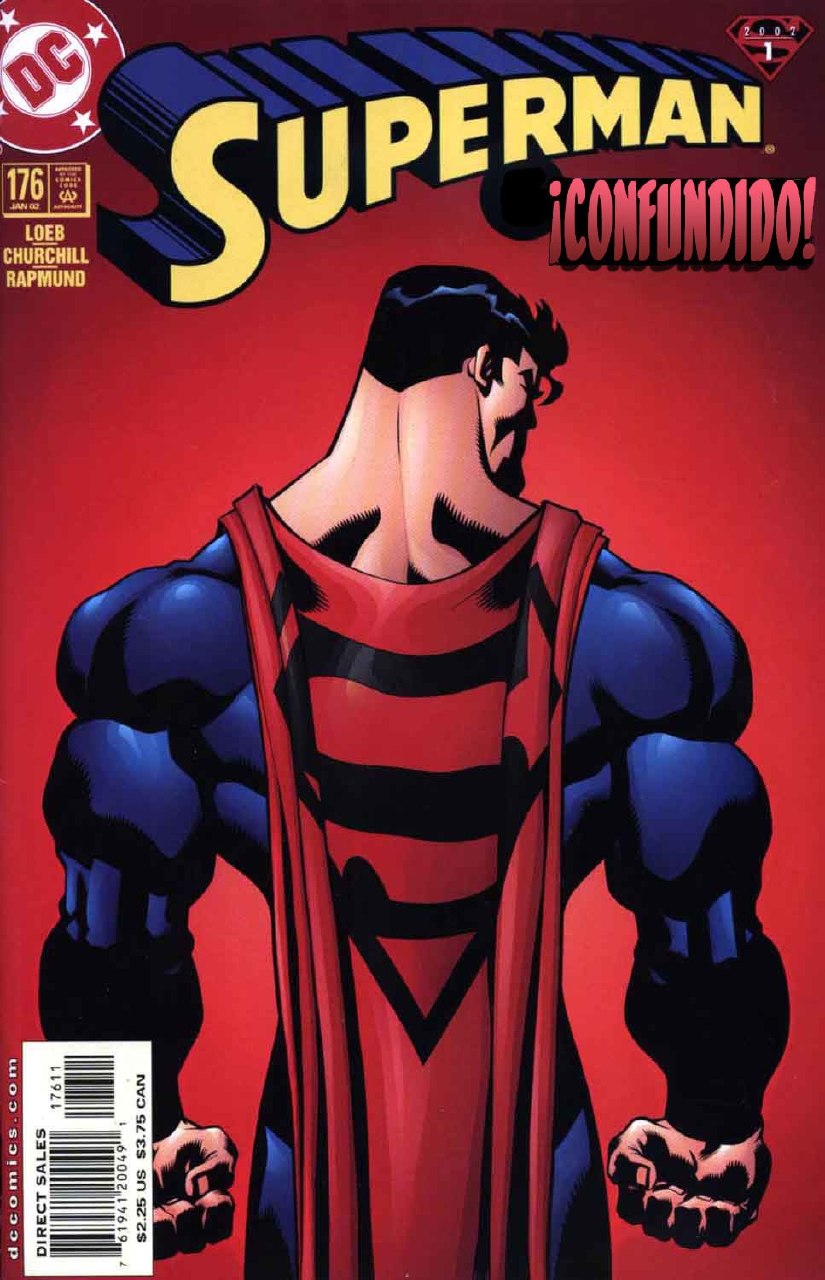 Portada ampliada de SUPERMAN ¡CONFUNDIDO!