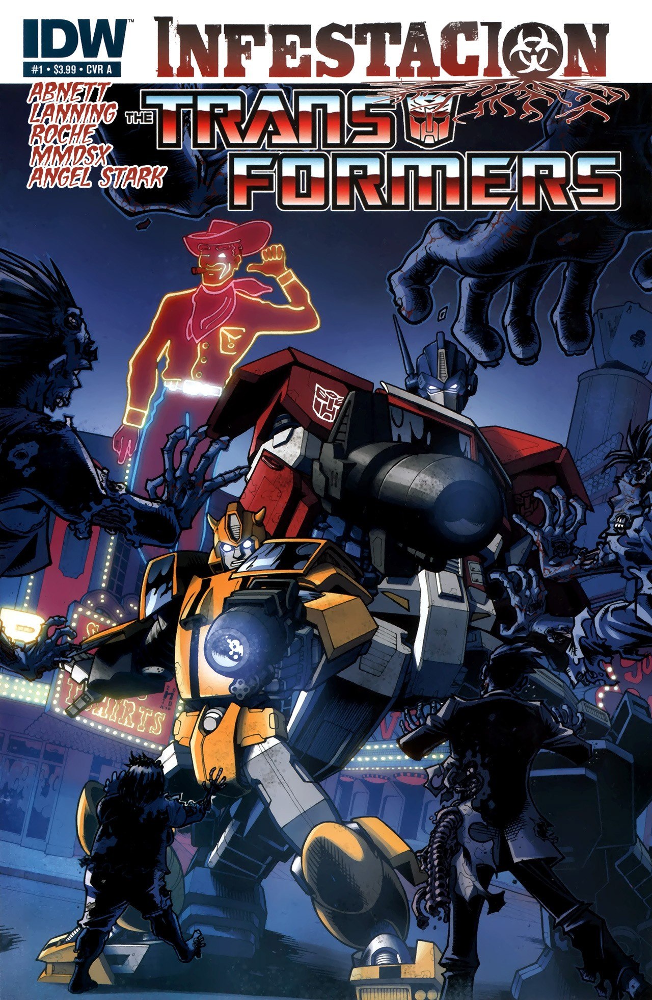 Portada ampliada de Infestacion Transformers