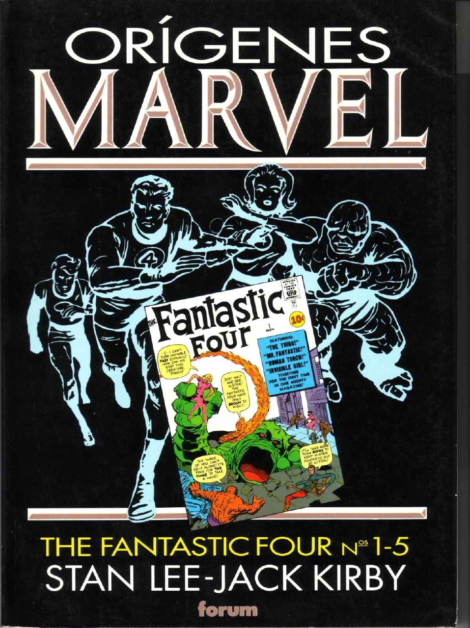 Portada ampliada de ORÍGENES MARVEL