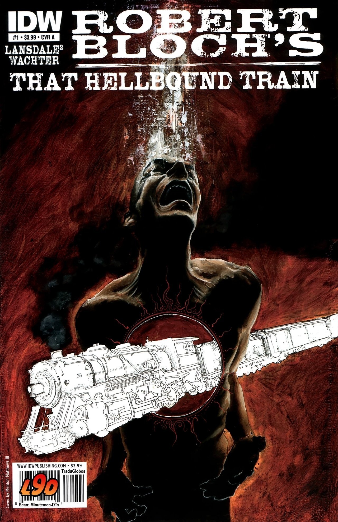 Portada ampliada de Robert Bloch's That Hellbound Train