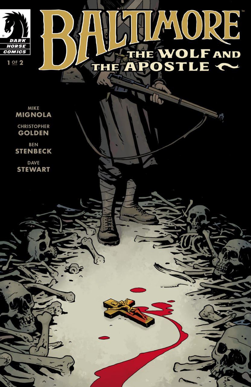 Portada ampliada de BALTIMORE THE WOLF AND THE APOSTLE