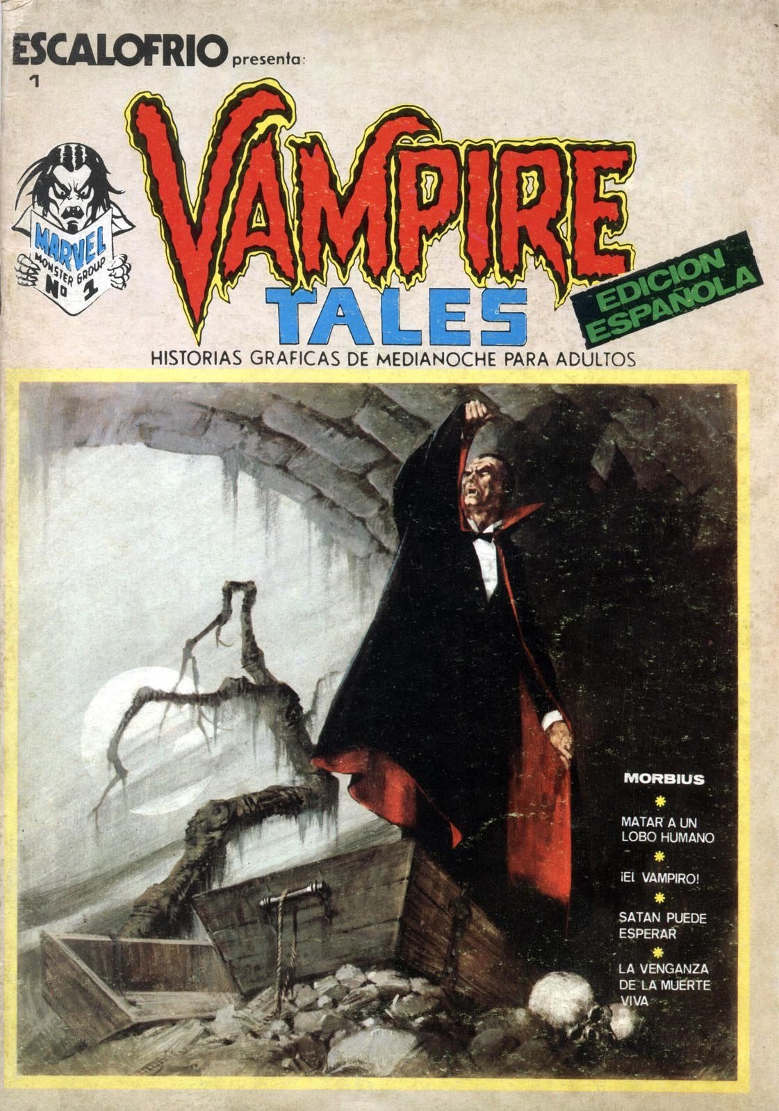 Portada ampliada de VAMPIRE TALES