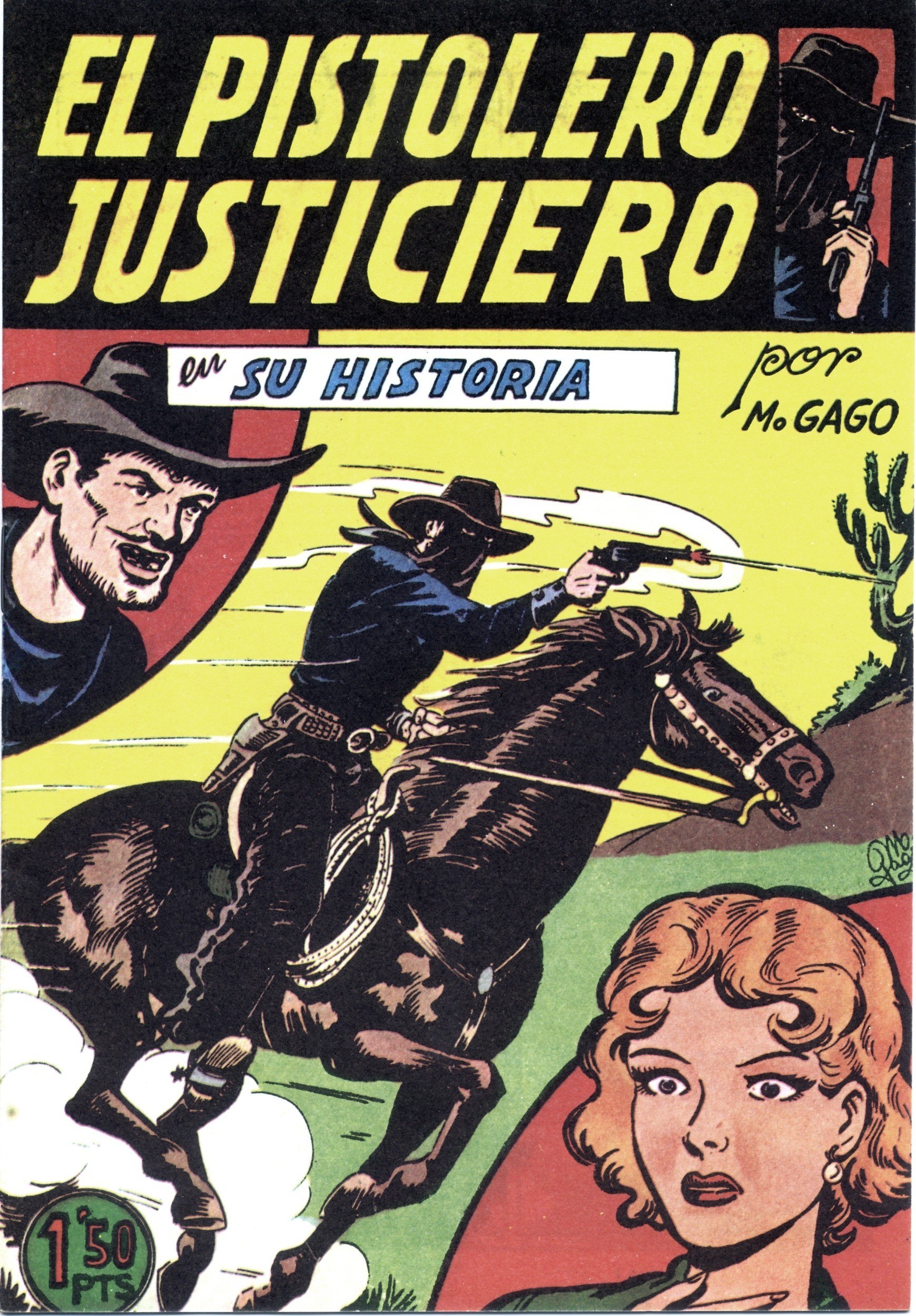 Portada ampliada de EL PISTOLERO JUSTICIERO
