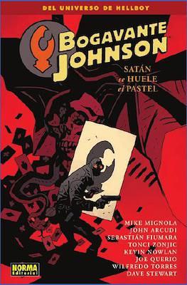 Portada ampliada de Bogavante Johnson. Satán le huele a pastel
