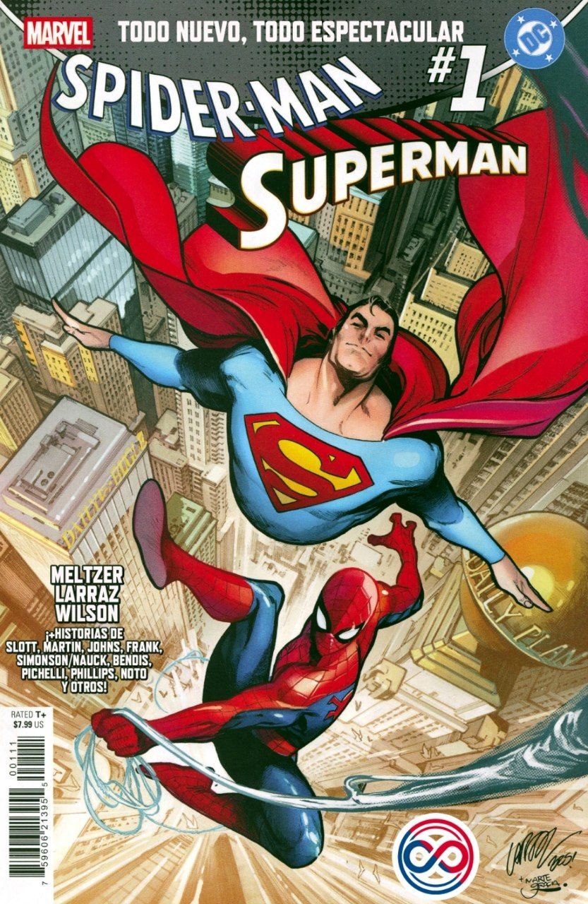 Portada ampliada de SPIDER-MAN SUPERMAN #