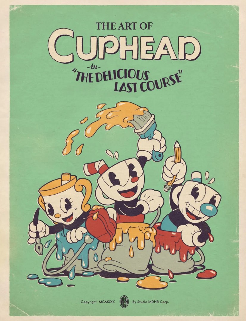 Portada ampliada de The Art of Cuphead in The Delicious Last Course