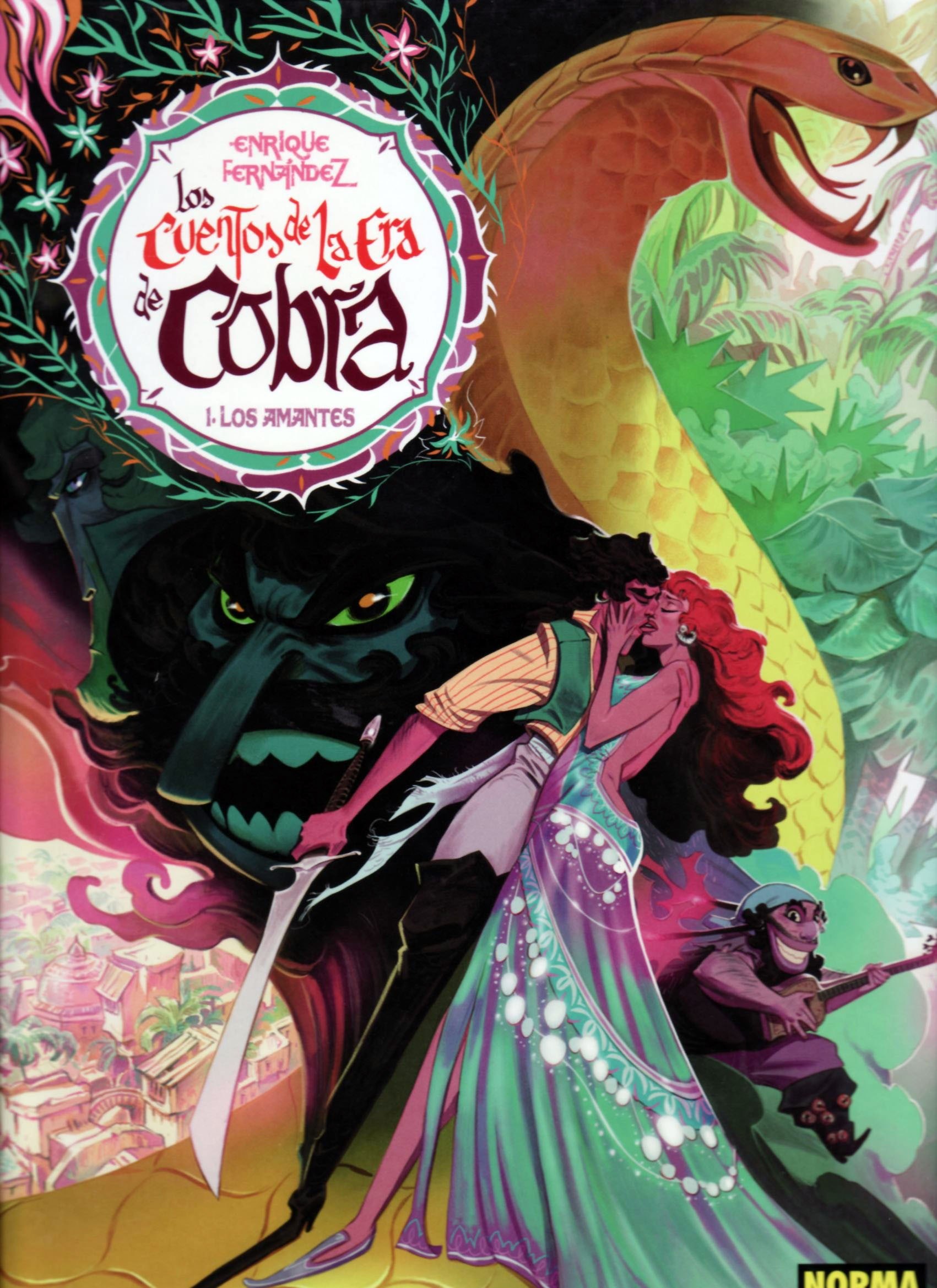 Portada ampliada de los Cuentos de la Era de Cobra