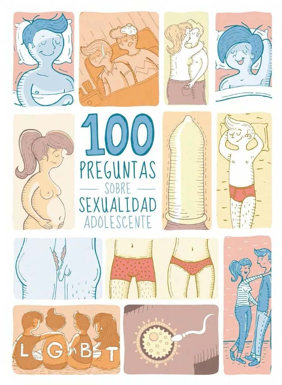 Portada ampliada de 100 preguntas sobre sexualidad adolescente