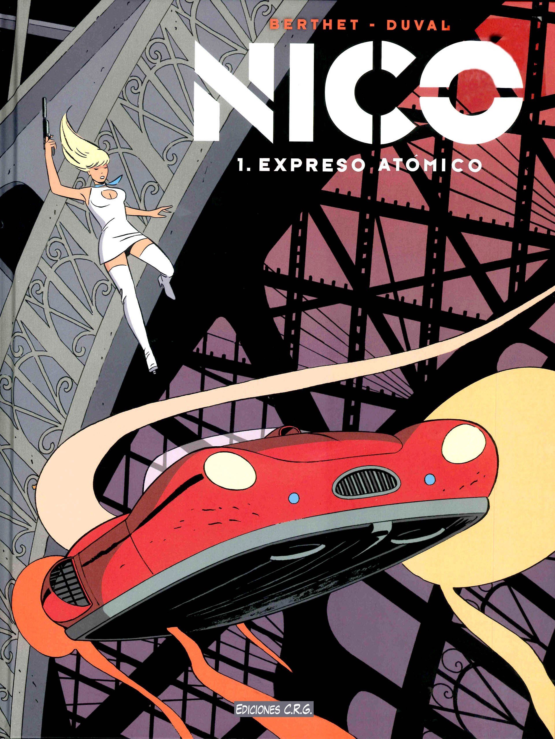 Portada ampliada de NICO 1. EXPRESO ATÓMICO