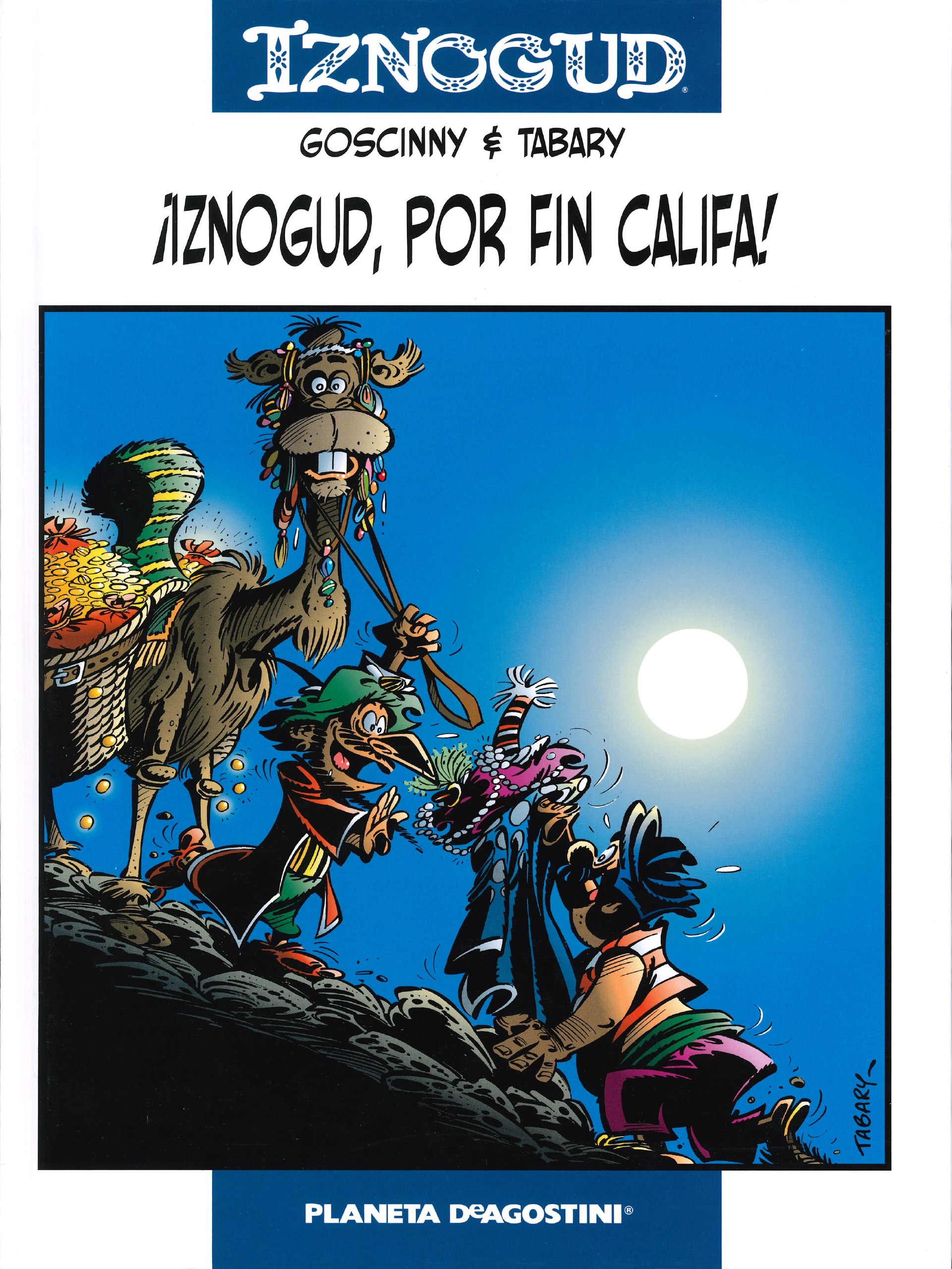 Portada ampliada de Iznogud, por fin califa!