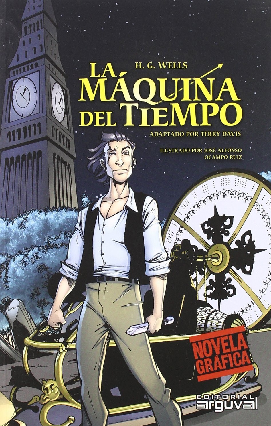 Portada ampliada de LA MÁQUINA DEL TIEMPO