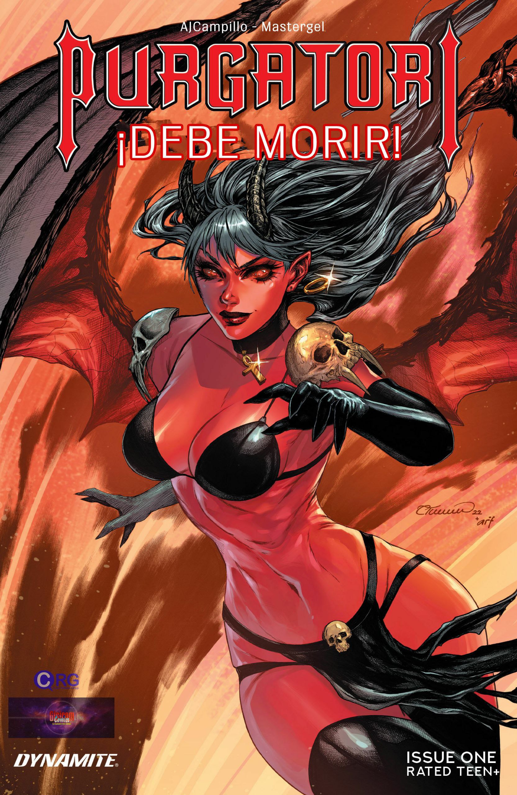 Portada ampliada de PURGATORI ¡DEBE MORIR!