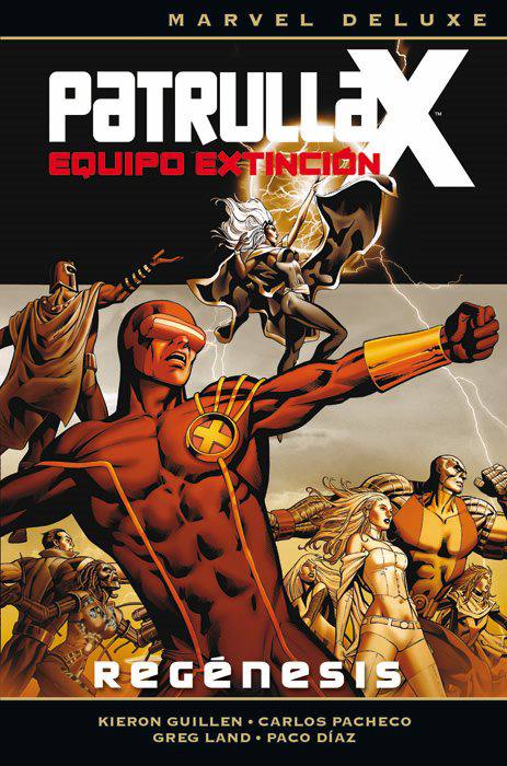 Portada ampliada de Patrulla X equipo extinción