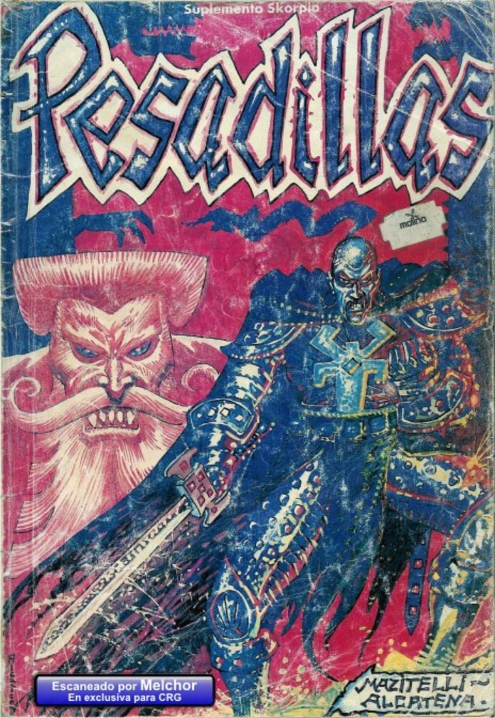 Portada ampliada de Pesadillas