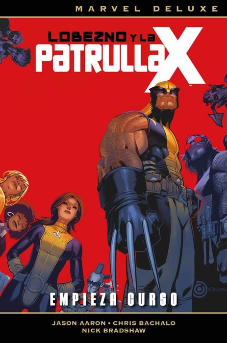 Portada ampliada de Lobezno y la patrulla X