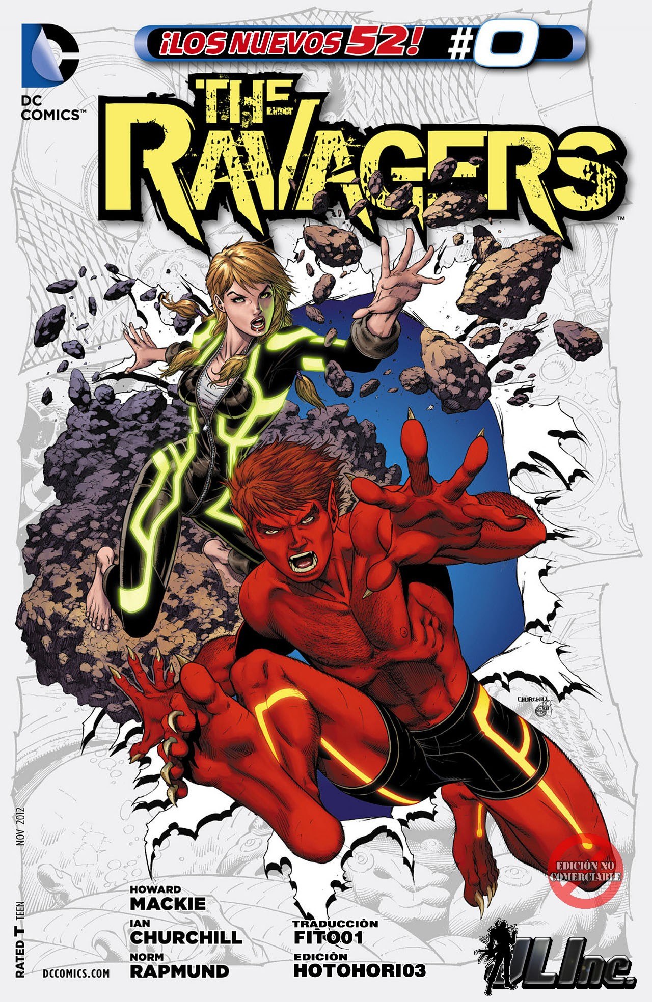 Portada ampliada de THE RAVAGERS