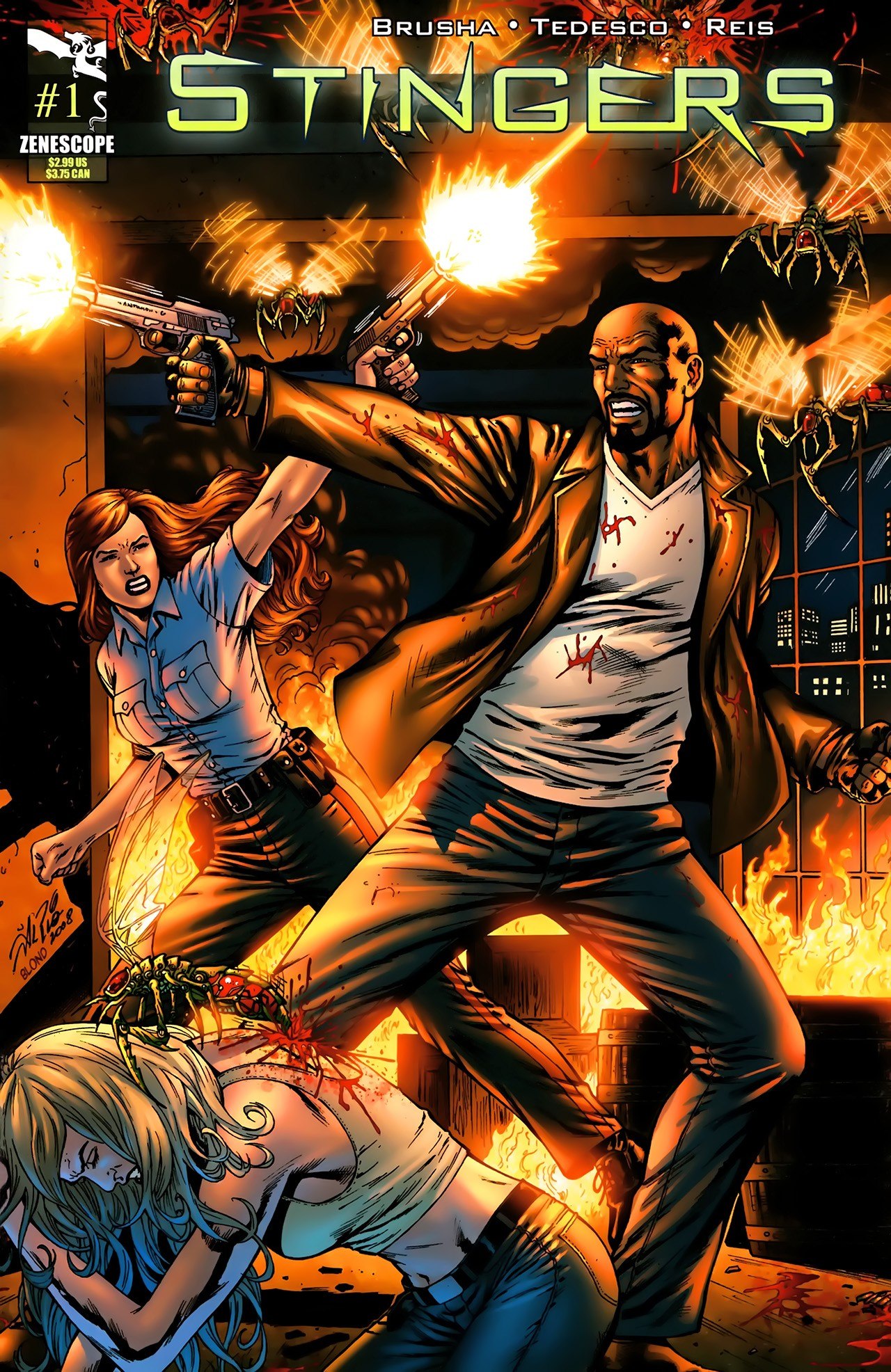 Portada ampliada de Stingers