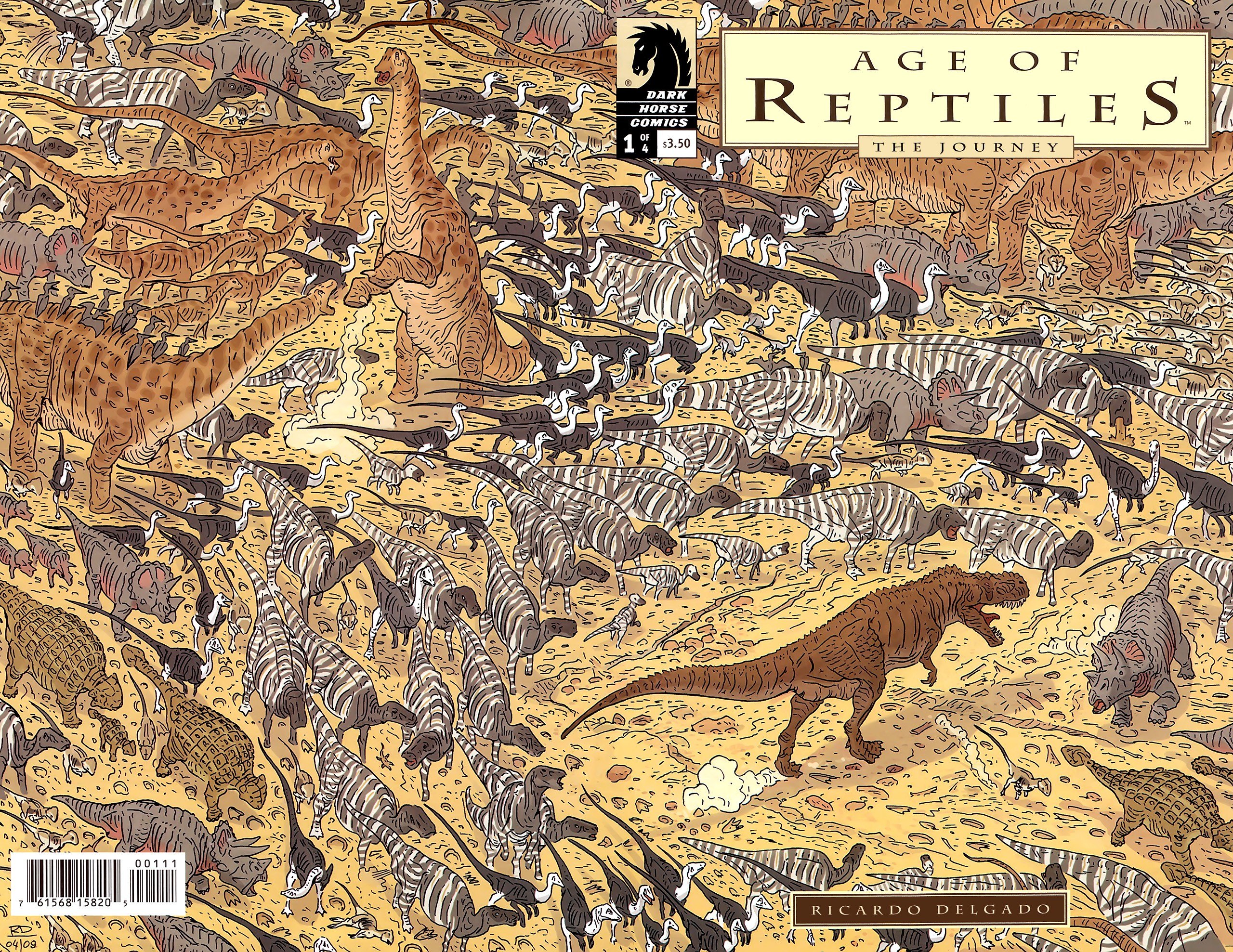 Portada ampliada de AGE OF REPTILES