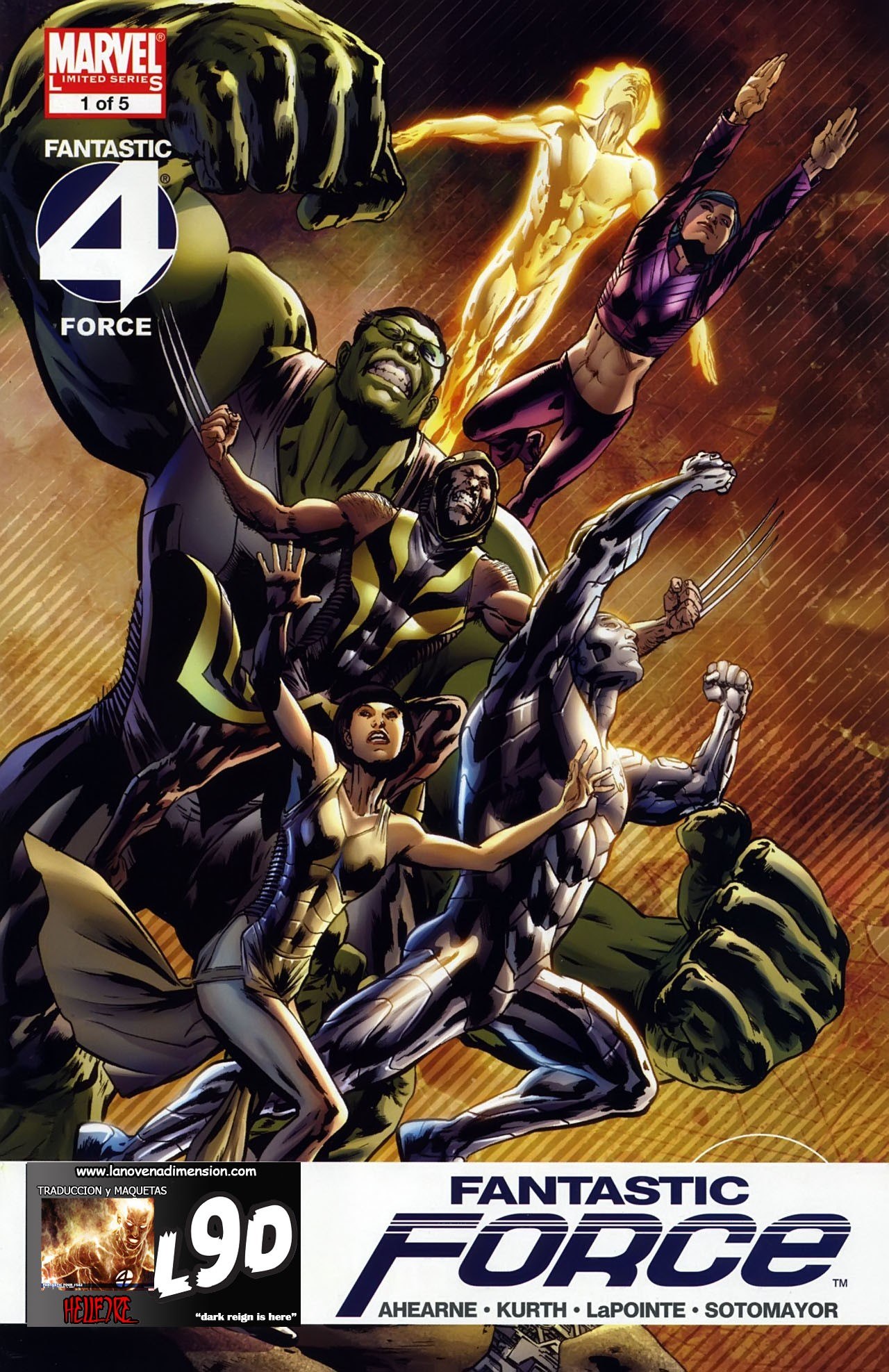 Portada ampliada de Fantastic Force