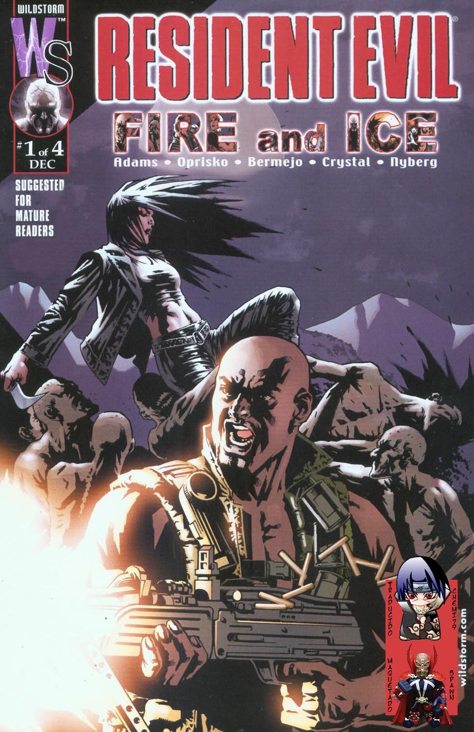 Portada ampliada de RESIDENT EVIL FIRE and ICE