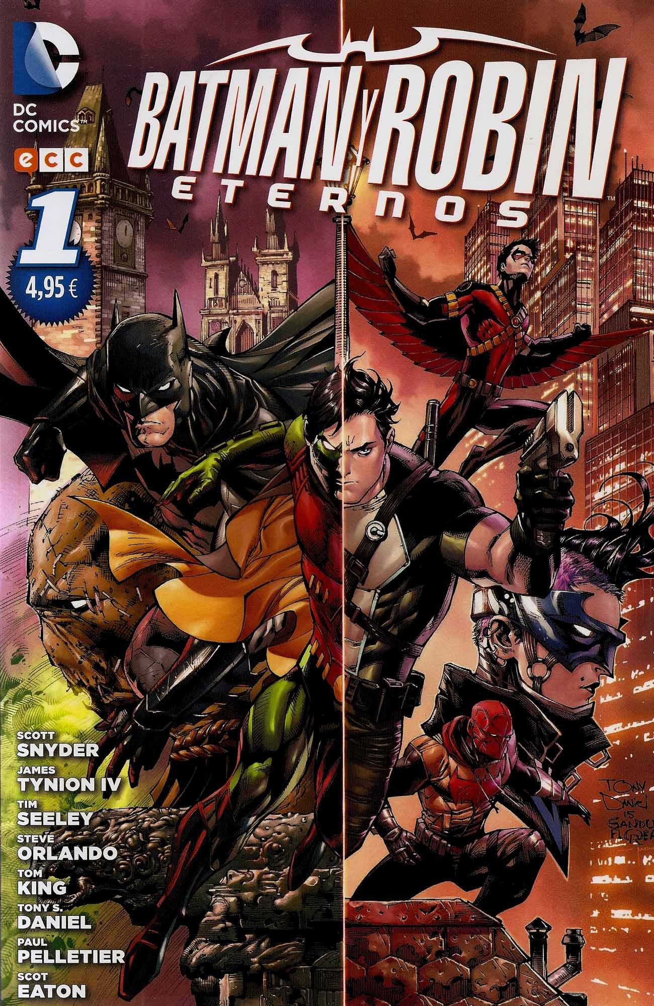 Portada ampliada de BATMAN/ROBIN ETERNOS