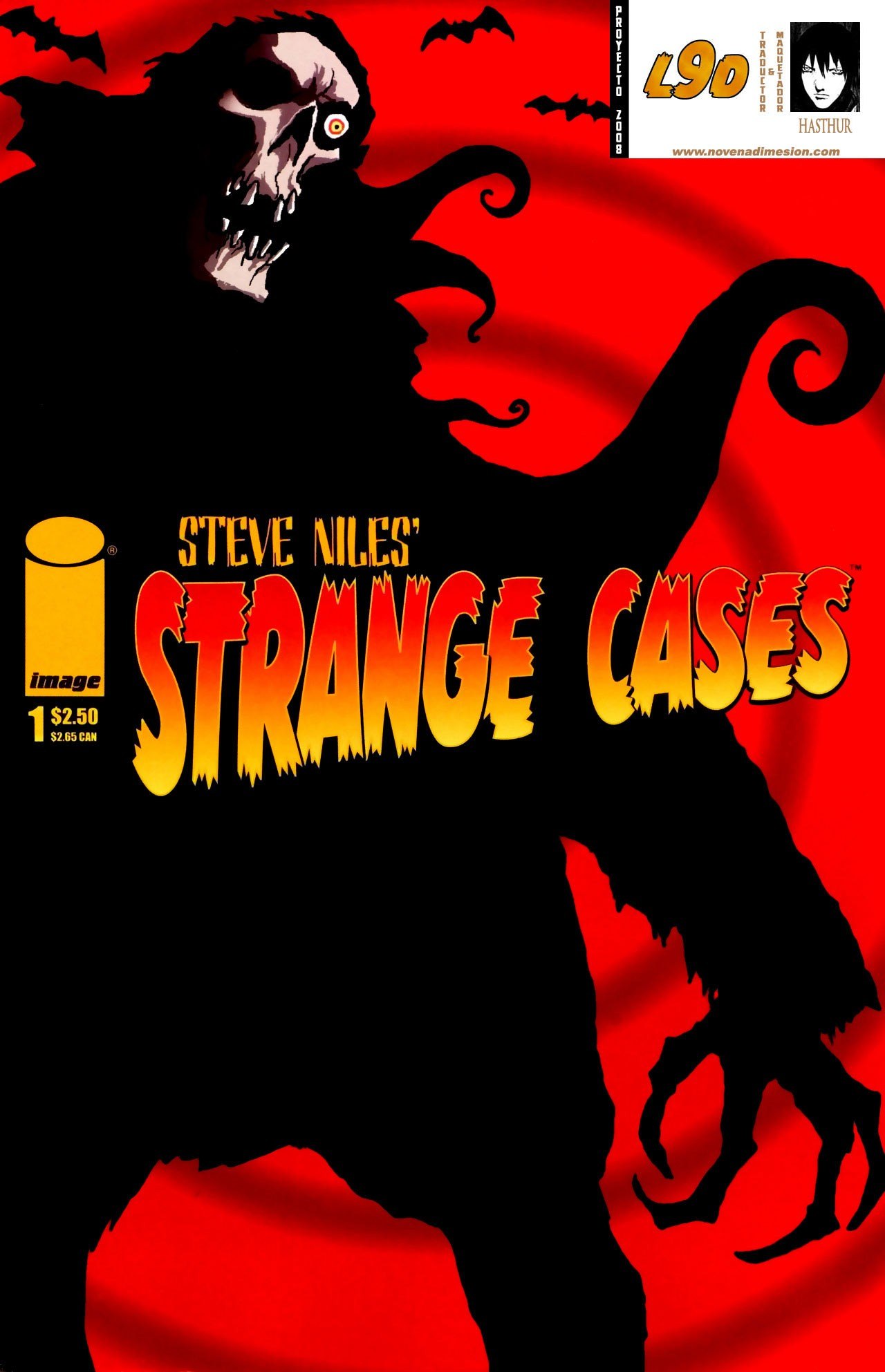 Portada ampliada de Strange Cases
