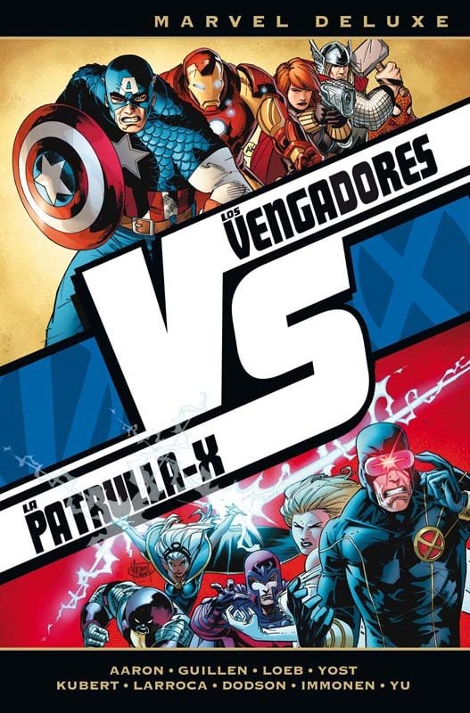 Portada ampliada de Los Vengadores vs Patrulla-X