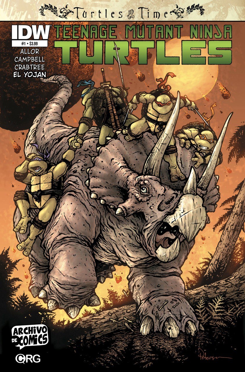 Portada ampliada de TEENAGE MUTANT NINJA TURTLES