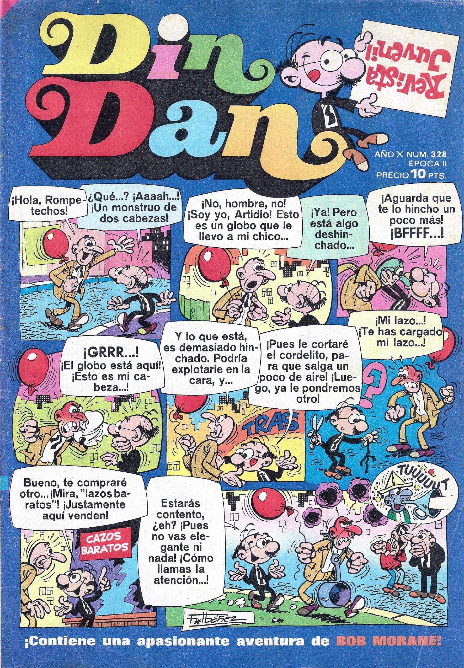 Portada ampliada de Din Dan