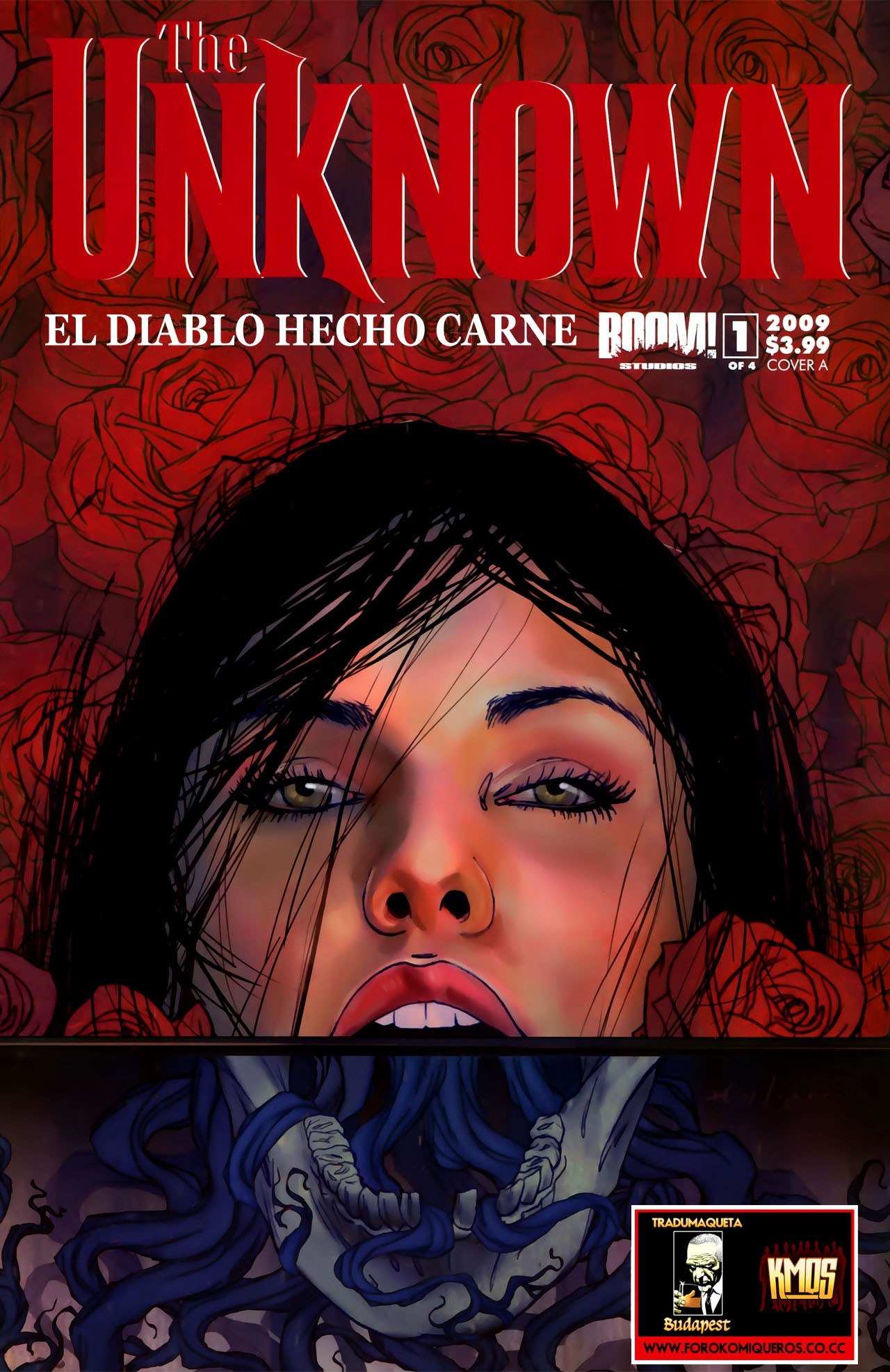 Portada ampliada de The UNKNOWN EL DIABLO HECHO CARNE