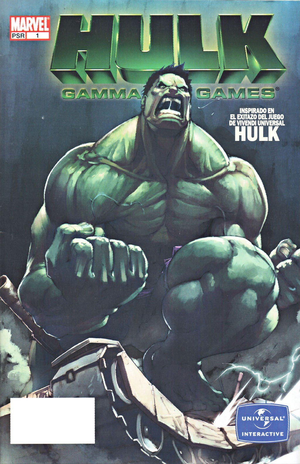 Portada ampliada de HULK GAMMA GAMES