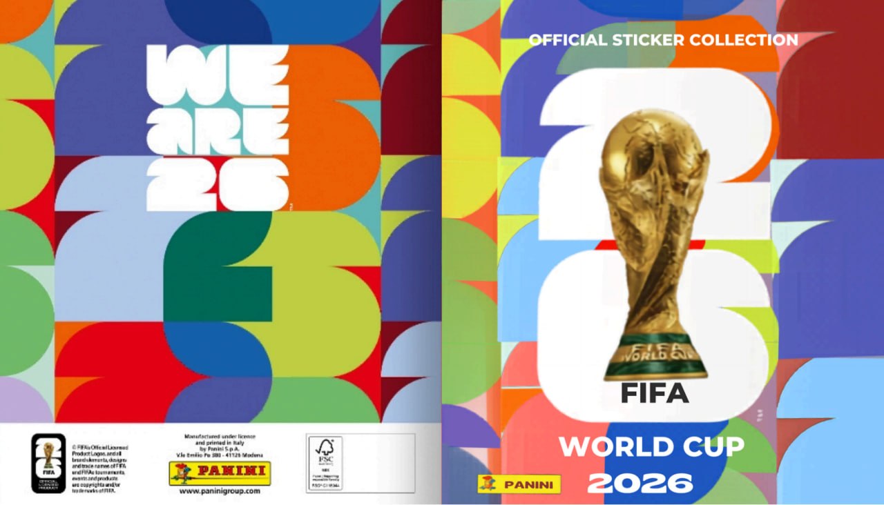 Portada ampliada de album mundial 2026 PANINI