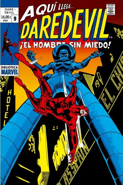 Portada ampliada de AQUÍ LLEGA... DAREDEVIL ¡EL HOMBRE SIN MIEDO!