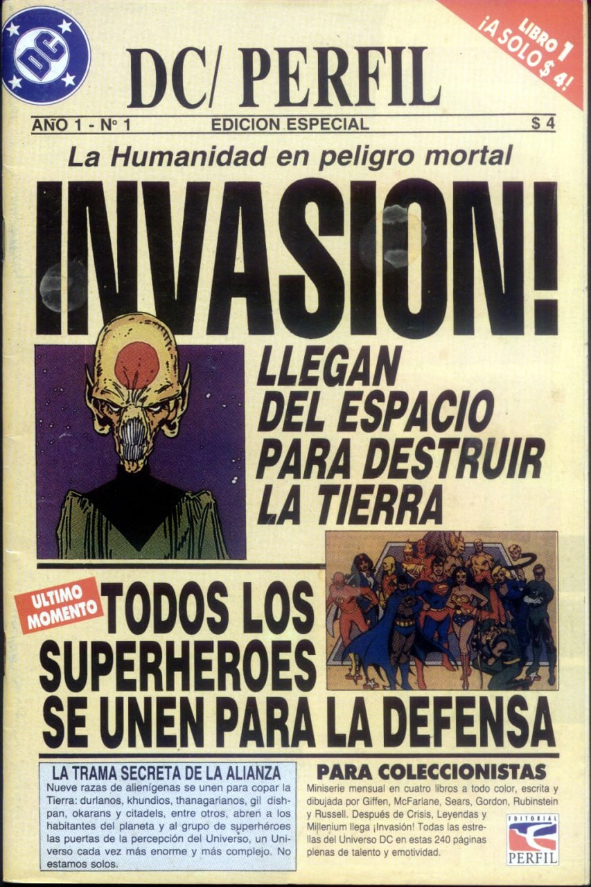 Portada ampliada de DC/ PERFIL