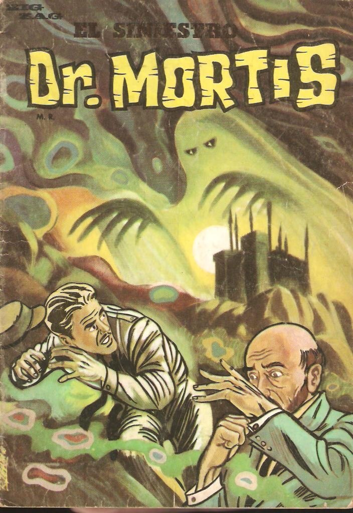 Portada ampliada de El Siniestro Dr. Mortis (1ra Epoca)(Ed.Zig Zag)