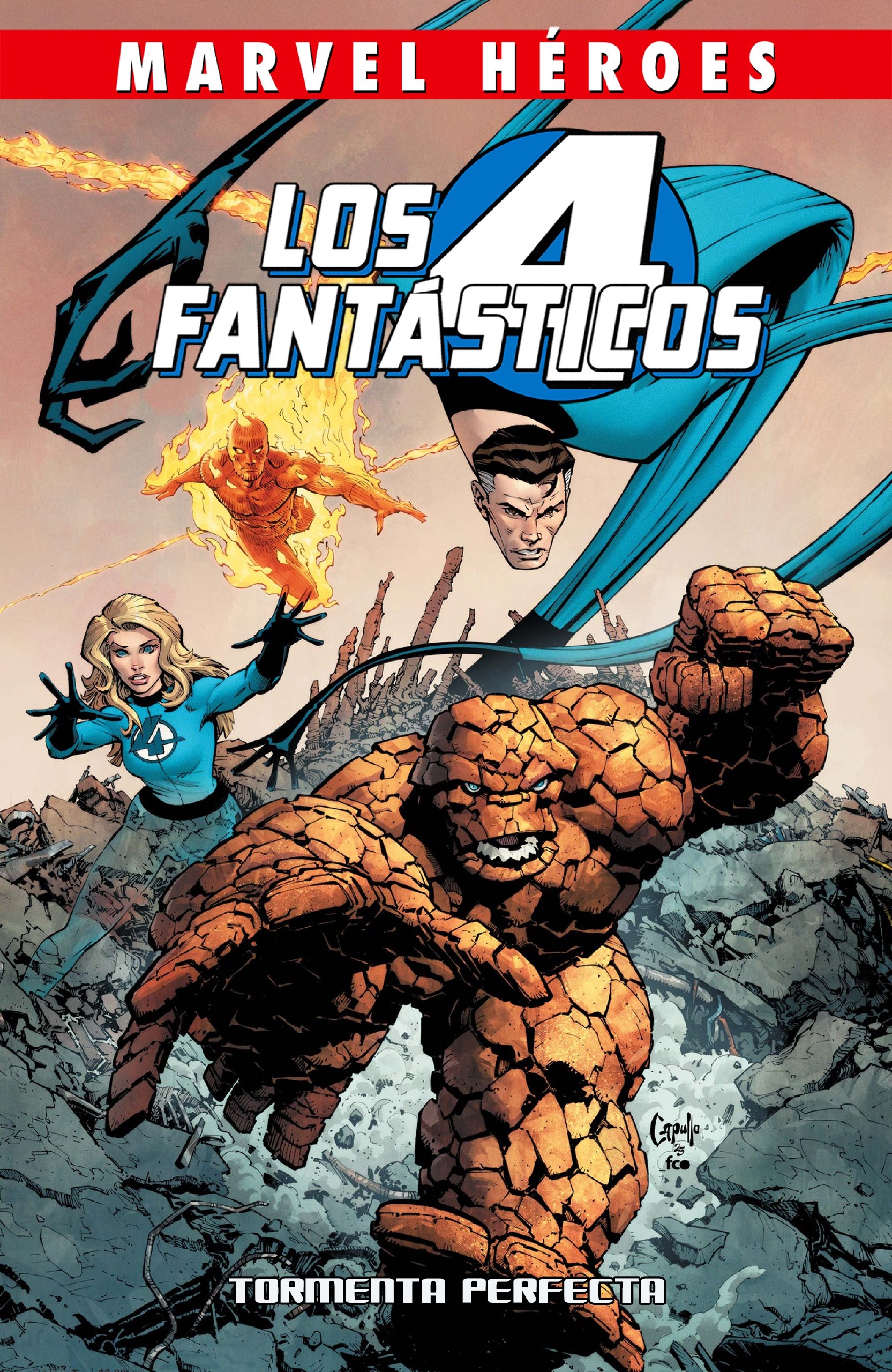 Portada ampliada de LOS 4 FANTASTICOS - La Tormenta Perfecta (by Bruixot) (MQ(DI)