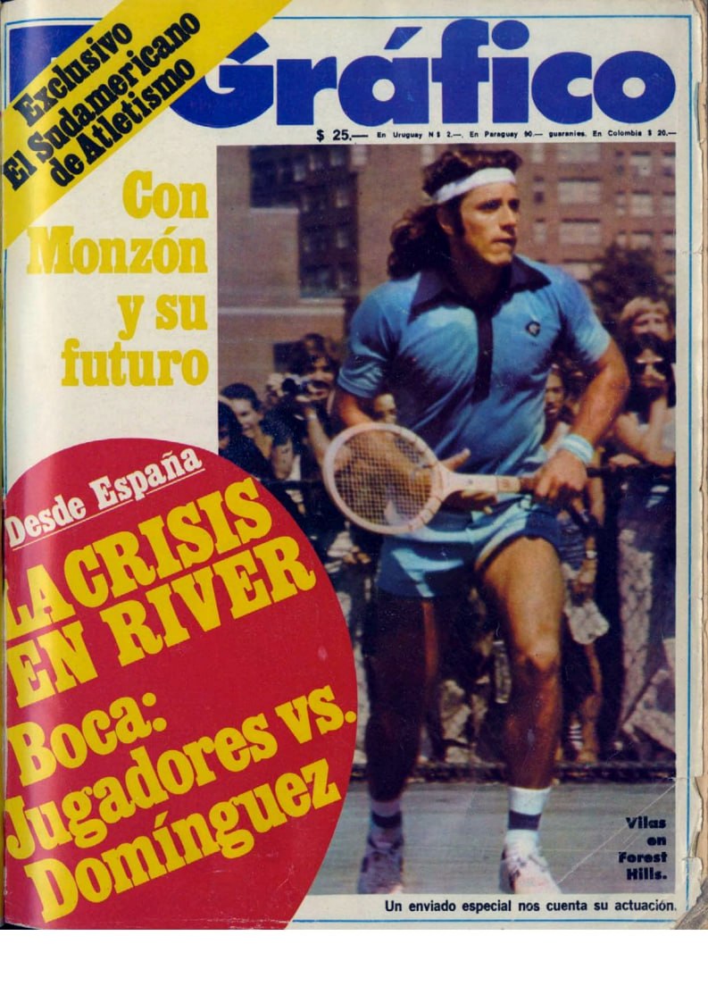 Portada ampliada de Revista el Grafico 1970-79 (incompleto)