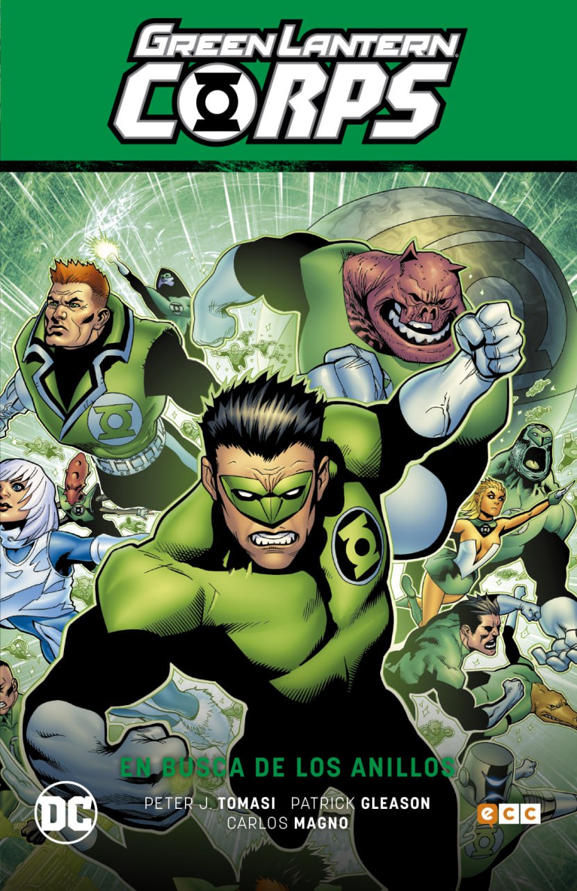 Portada ampliada de Green Lantern Corps